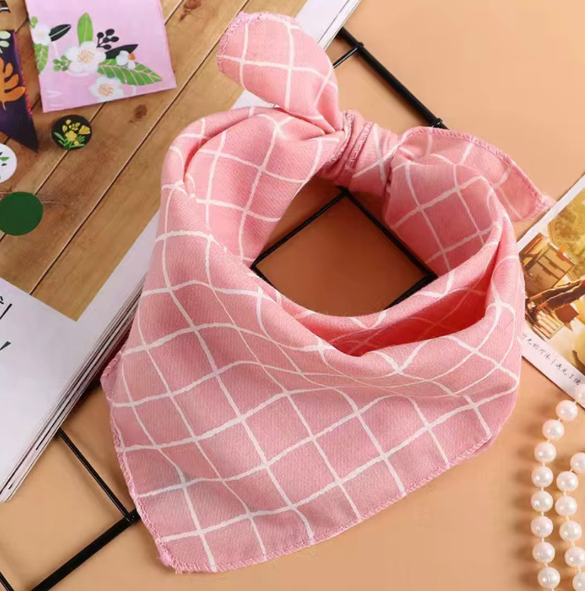 Pink Picnic Bandana